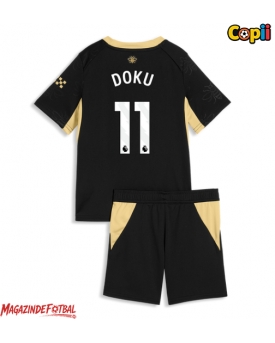 Manchester City Jeremy Doku #11 Echipament de Fotbal Replică 2026-27 Copii Deplasare (+ Șorturi)